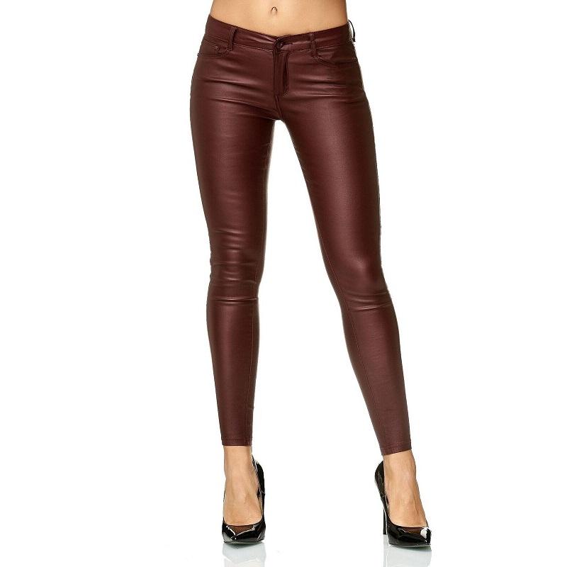 Buy Ladies Leather Pants Biker Pants 