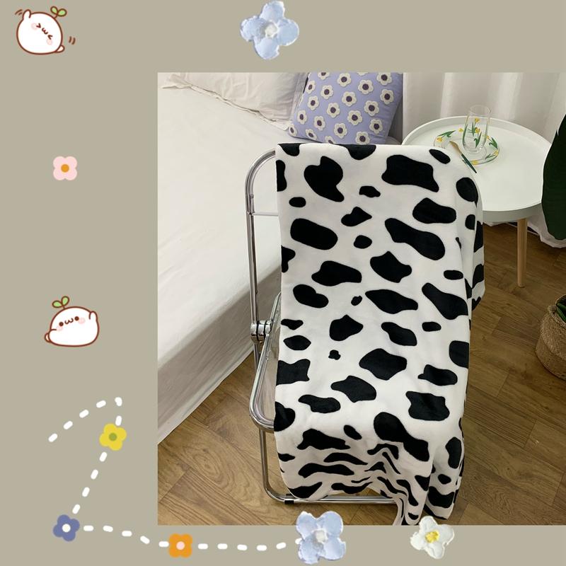 Decke Cartoon Ulzzang Design Kawaii Sofa Korallenfleece Weich Herbst Schlafzimmer Nickerchen Mode Mittagspause Ins Warm halten Reise Freizeit