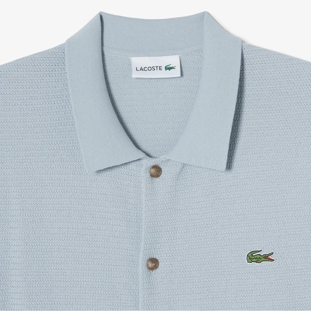 Lacoste Men's Openwork Short-Sleeve Cardigan AH457E-56GHBA