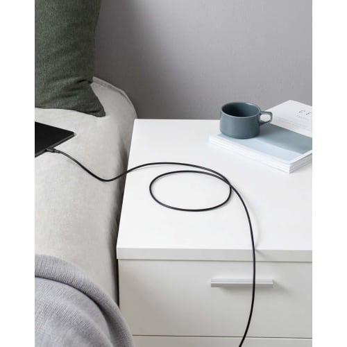 Anker PowerLine II USB-C & USB-C 2.0 Cable (1.8m Black) [USB-IF Certified/Ultra Durable/PD Compatible] Galaxy S10 / S10+ / S9 / S9+, iPad Pro (2018, 1