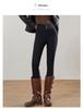 Cotton Avocado Slimming Pencil Pants - Women's Long Casual Leggings for Autumn/Winter 2024
