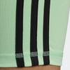 Adidas Basketball Series Three Stripes Logo Print Elastic Waist Shorts Women Shorts Green HN0034