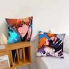 1Pc Kurosaki Ichigo Anime Bleach Pillow Case Square Pillow Bedroom Sofa Leisure Comfort Cushionliving Room Home Decoration 40X40