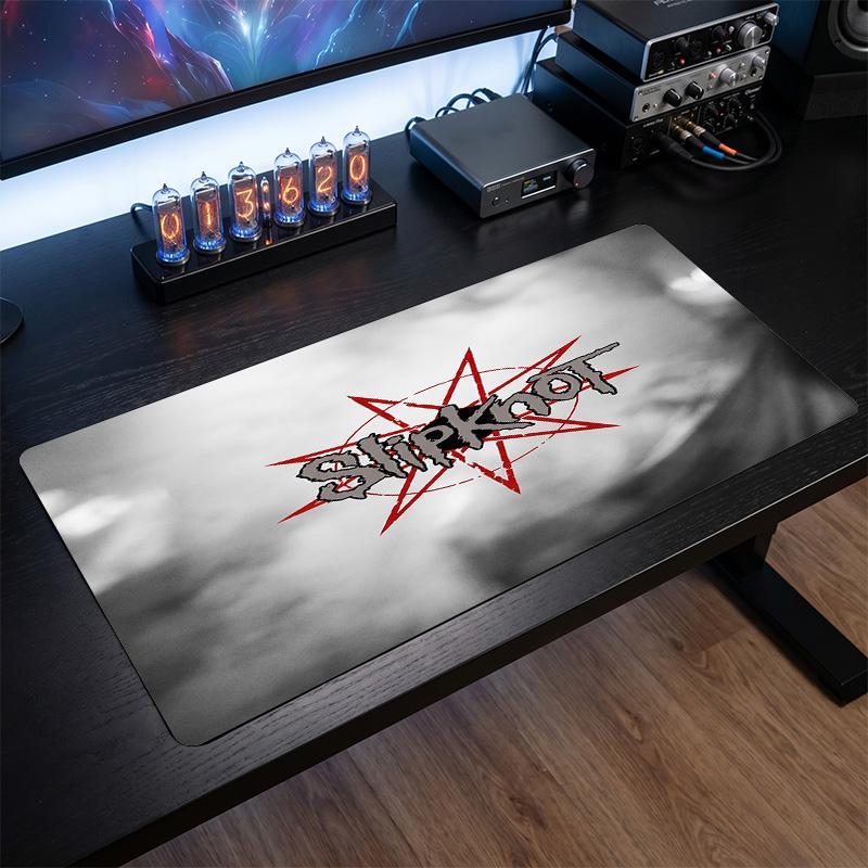 Tappetino per Mouse Grande Stampa Slipknot Superficie Liscia Anti?Tappetino da Scrivania Antiscivolo per Gaming Ufficio Decorazione Laptop
