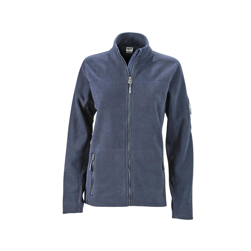 James and Nicholson Womens/Ladies Strong Work Fleece Jacket