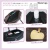 Sherie Lips Heart Mirror School Bag, BR, Synthetic Leather, High School Girls' Boston Bag, Embossed Design (Brown)