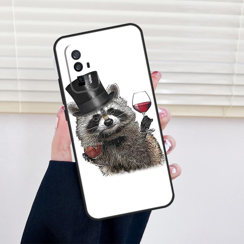 Raccoon Animal Cover For Xiaomi 11T 12T 13T 14T Pro 13 14 15 Ultra POCO X7 X6 Pro X3 X5 F5 F6 M6 Pro Case