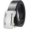 Business Stainless Steel Buckle Belt, Cowhide Belt, Automatic Buckle Belt