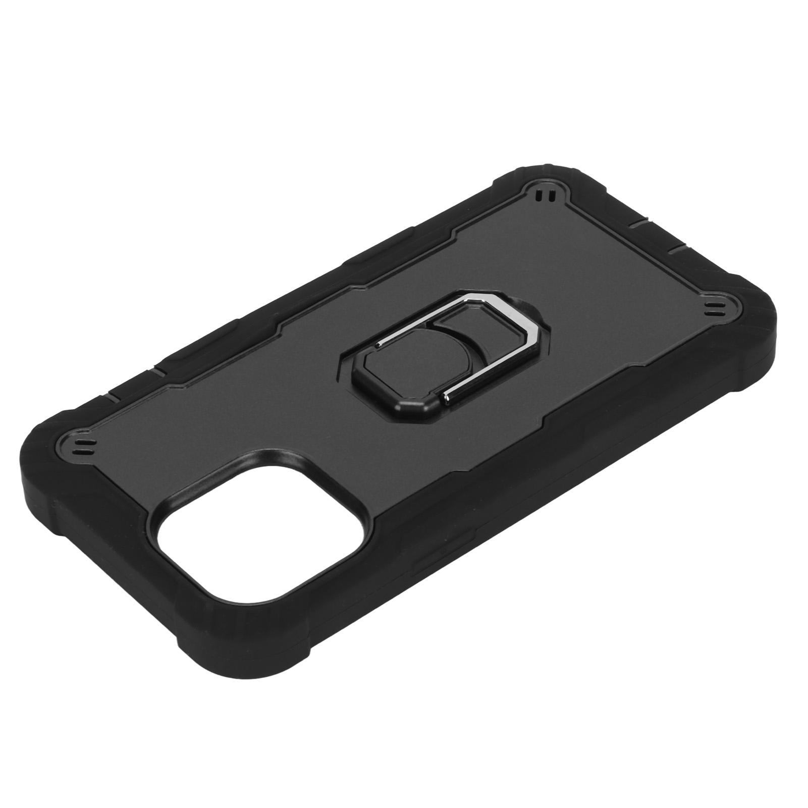 

Scratchproof Armor Covers with Stand for IPhone 13 Pro Max Mobile Phones Armor Protect Case(Black Black )