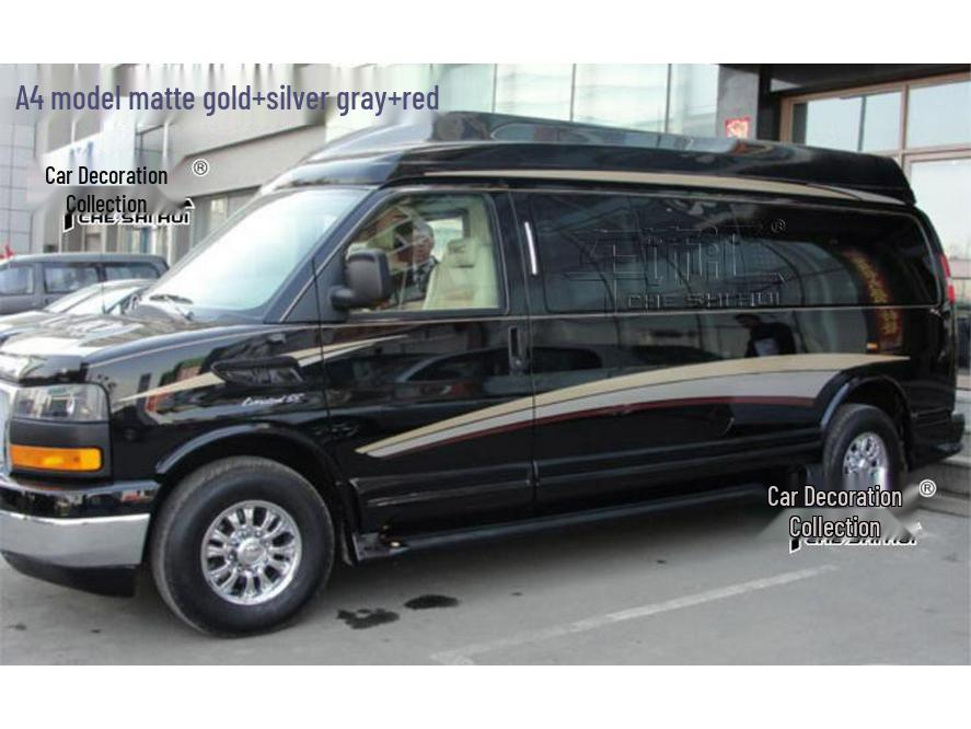 GMC Savana Business Star Decorative Car Stripes Decals