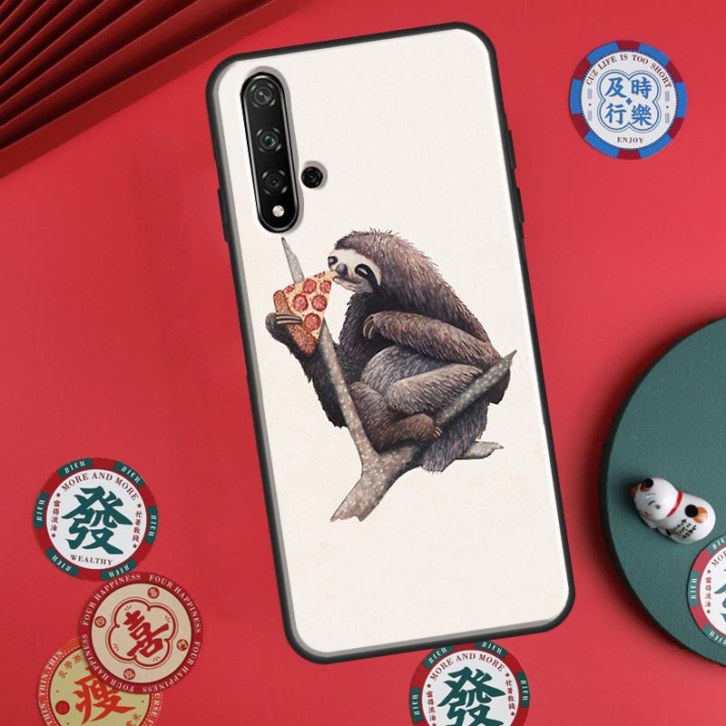 

Cute Sloth Animal For Huawei P20 P30 P40 Lite P60 Pro Nova 12i 11i 8i 12s 9 10 SE Y90 Y60 Y70 Y72 Y61 Y91 Case Huawei Nova Y91