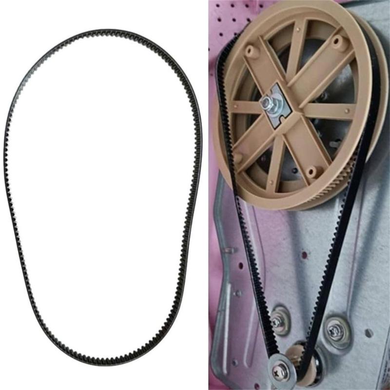 Nonslip 137 Tooth 411mm Drive Belt Replacement Belt for Efficient Power Transfer In Mixers During Baking Cooking