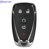 Jingyuqin 2/4/5/6 Buttons Remote Car Key Shell Fob Case For Chevrolet Camaro Equinox Cruze Malibu Spark Smart Key NO LOGO