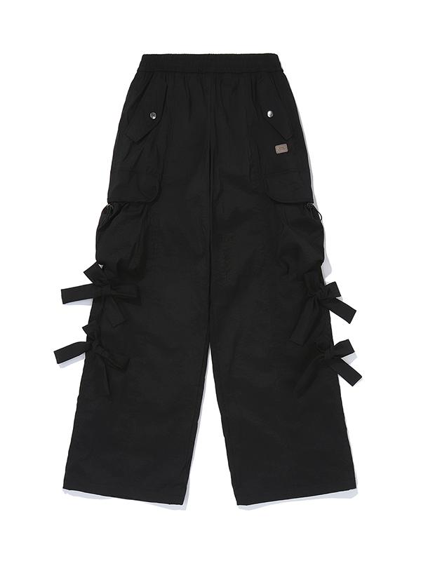 BBC EARTH W Warm Fit Ribbon Pants_Black