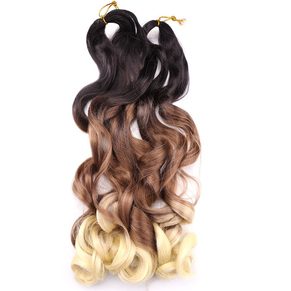 22inch 150g Synthetic Body Wave Curly Pony French Spiral Curl Hair Wavy Braiding Hair