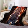 Chucky Child's Play Horror Movie Print Flannel Blanket Cozy Warm Throw Bedroom Sofa Birthday Present Indoor Home Holiday Decor