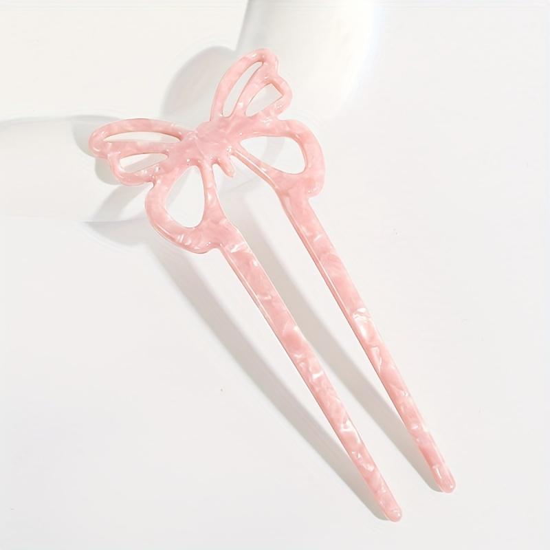 Leopard Hair Fork Head Plate - Elegant Retro Hairpin for Back Head, Simple Chic Hair Accessory for Women, Hair Styling Tool with Secure Grip