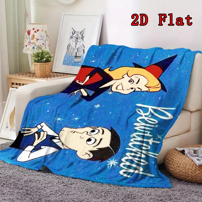 Bewitched 2D Flat Pattern Flannel Blanket High quality All Seasons Warmth and Comfort Perfect for Christmas Gifts.MMT0918433
