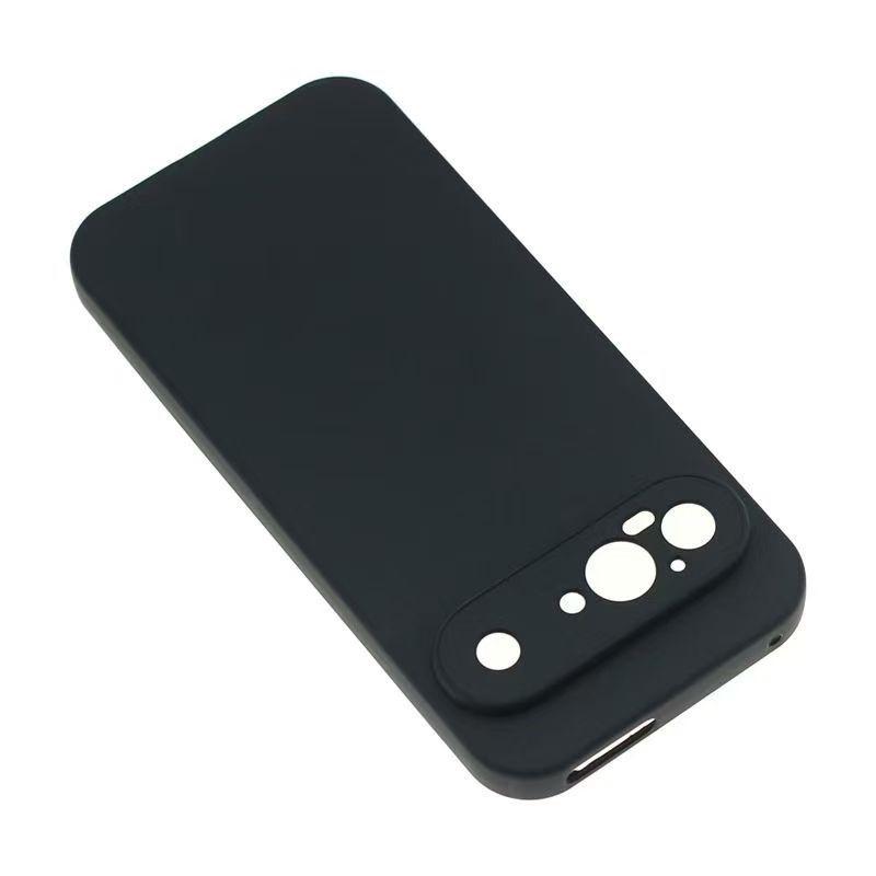 Liquid Silicone Case for Google Pixel 6 6A 7 7A 8 8A 9 9A 10A 10 Pro XL Black Matte Shockproof Soft Cover Case