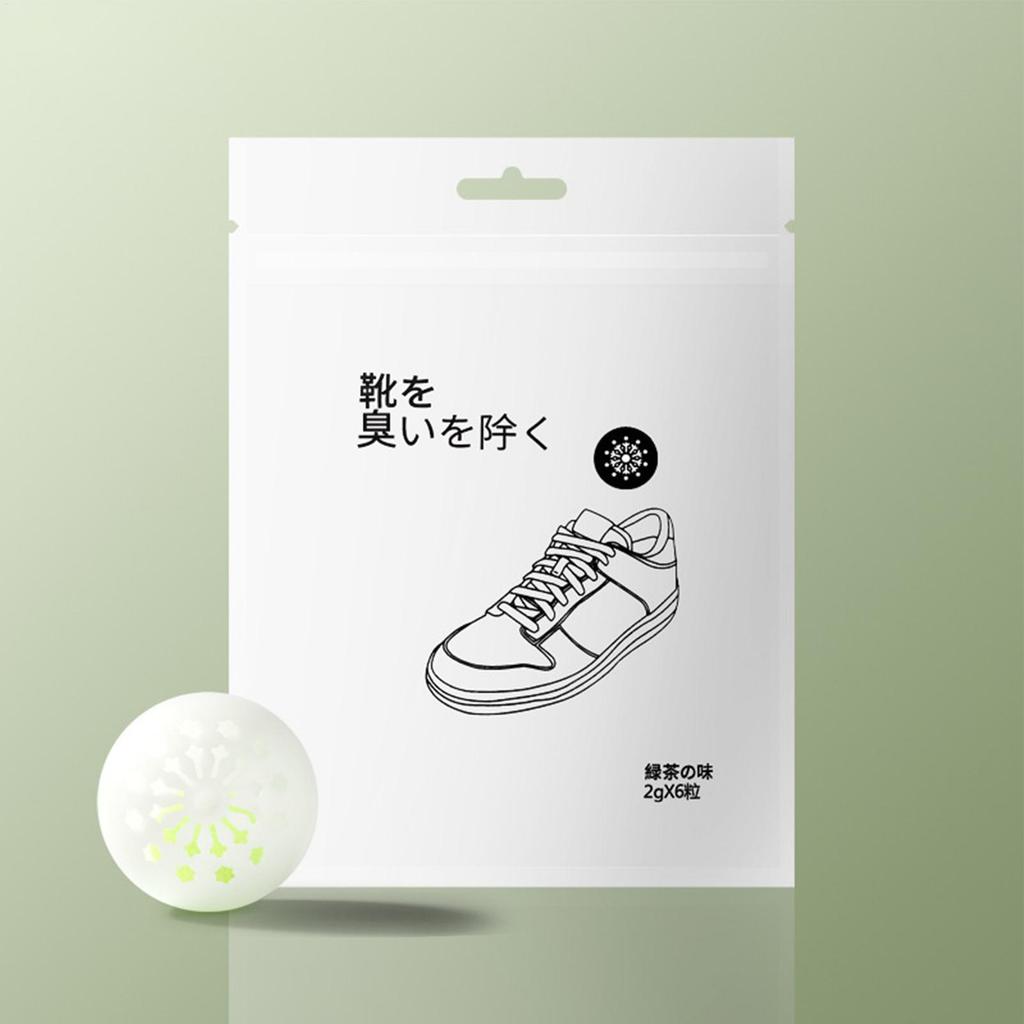 6PCS Deodorizer Freshener Balls for Sneaker Deodorizer Ball for Shoes Sneakers Gym Bags Lockers Shoe Closet Car Deodorization
