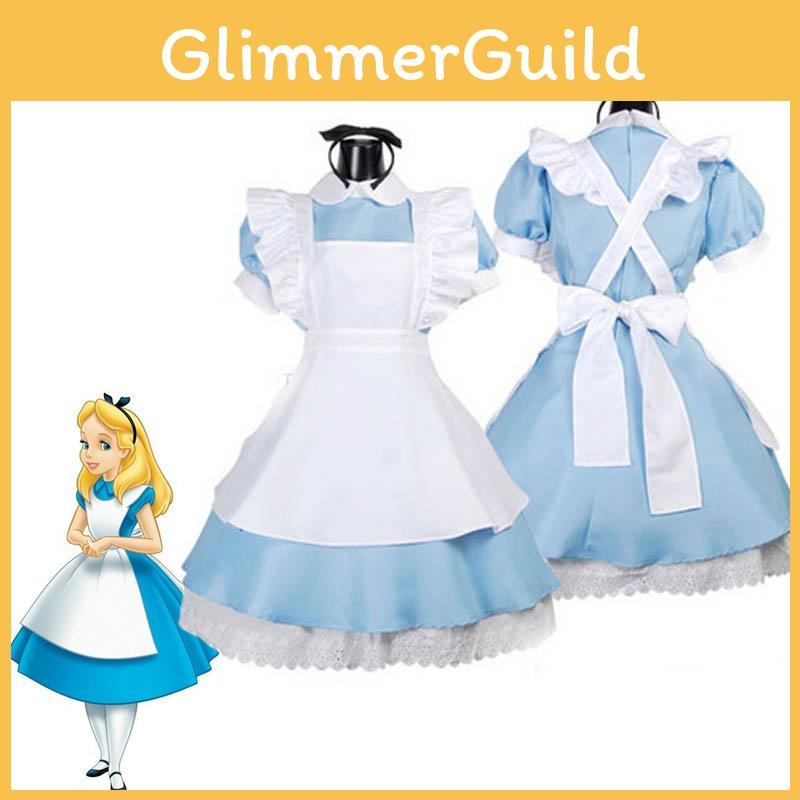 Elegant Alice In Wonderland Costume With Breathable Fabric And Exquisite Workmanship