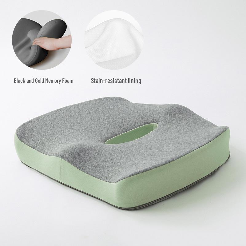 Ergonomic Memory Foam Office Chair Cushion for Lumbar Support and Long Sitting Comfort