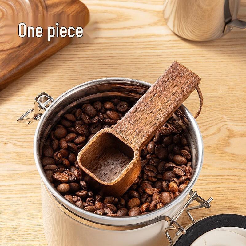 Walnut Wood Long Handle Coffee Measuring Spoon