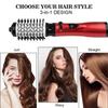 Replaceable Head 360 Rotating AirFlow Hot Air Brush Hair Straightener Curler Iron Volumizer Blowers Electric Hair Dryer Comb