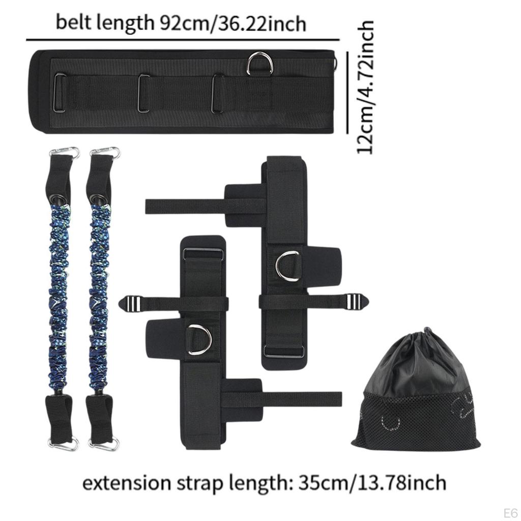 Beinkraft Widerstandsbänder Set Zugseile Knöchelbänder Agilität Basketball Volleyball Hüftgurt