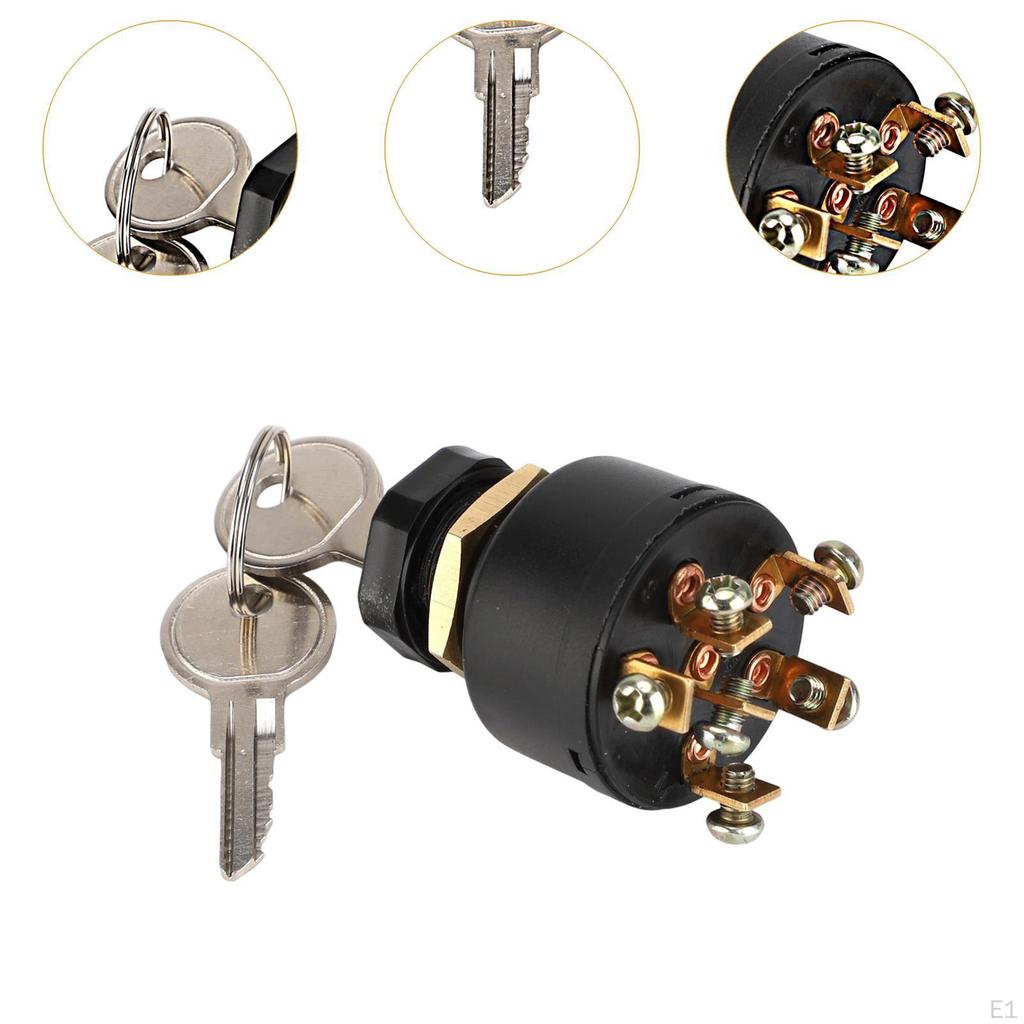 Ignition Switch with Key Garage Cars Motorcycles Part for Sierra MP4100