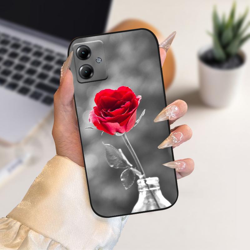 Soft Phone Cases For Moto G14 G13 G23 TPU Silicone Bumper Cover For Motorola Moto G10 G20 G30 4G Cartoon Protective Fundas Case