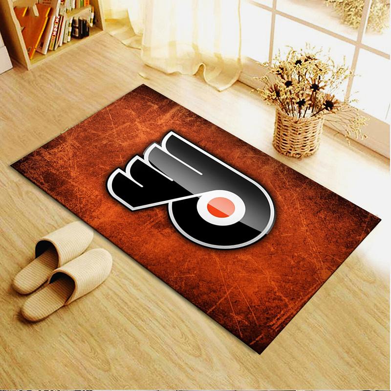 Philadelphia Flyers Art Carpet Rug for Living Room Bedroom Home Sofa Decoration,Kids Play Non-slip Floor Mat