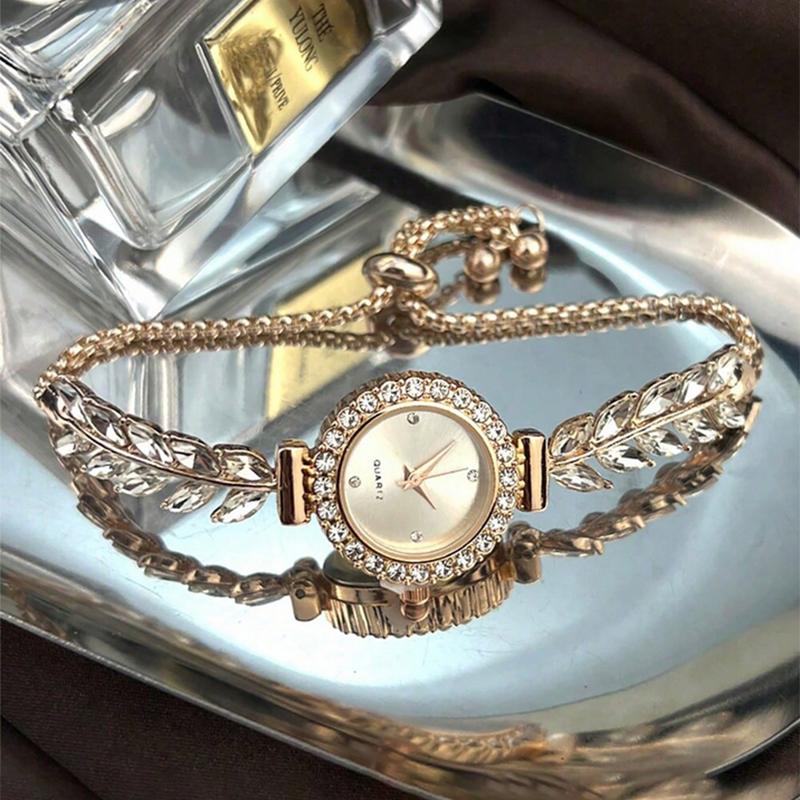 Women's Watch Simple Luxury Water Diamond Quartz Bracelet Watch