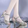 Fashion Summer New Fish Mouth Fashion Sandals Casual Open-toe Sandal one word Buckle sexy shoes Women Comfortable High Heels Zapatos