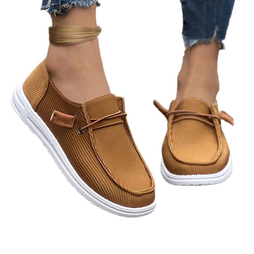 Plus size casual shoes 22 spring and autumn new European and American flat oversoles low-top shoes