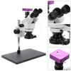 51MP USB Digital Microscope Camera 3.5X‑90X Stereo Microscope Set for Welding Repairing
