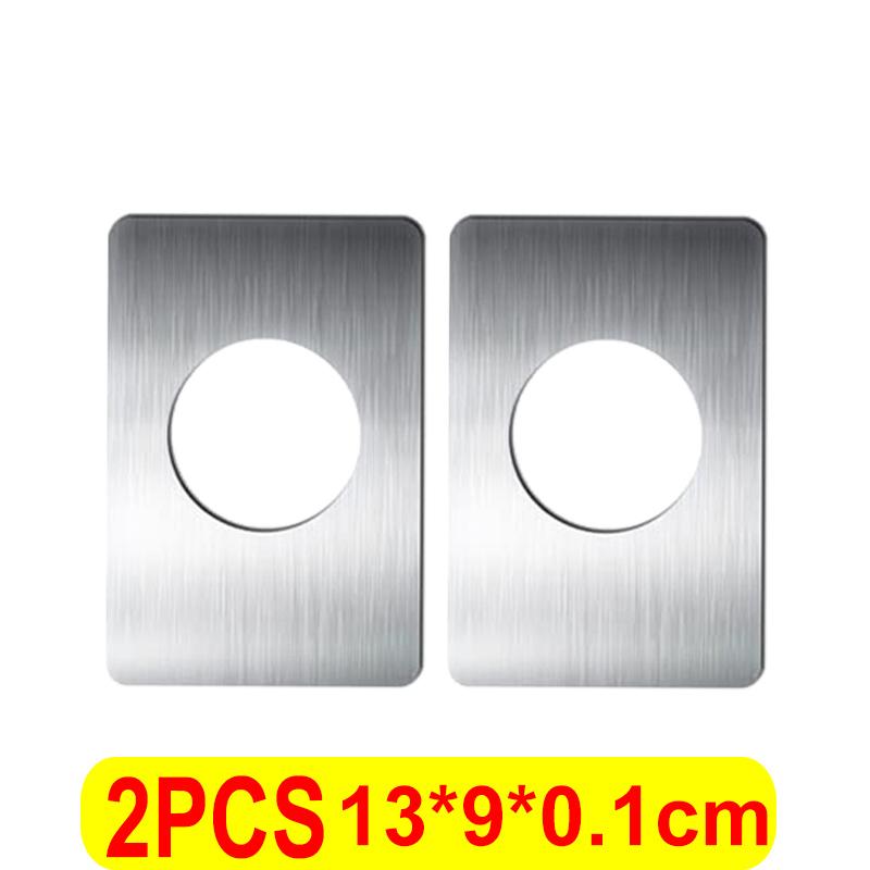 

Ремонтная пластина для дверного замка, круглая пластина для крепления замка из нержавеющей стали, усилитель для установки дверной ручки, фурнитура, аксессуары