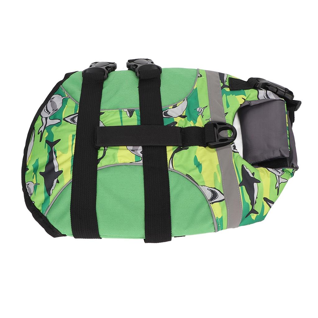 Pies Kamizelka Ratunkowa Regulowana Odblaskowa Pływająca Kamizelka do Pływania dla Psa z Mocnym Uchwytem do Pływania Łodzią