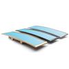 Universal Interior Rear View Mirror 280Mm Curved Wide Angle Anti-Glare Blue Glass Safety Driving Mirror for Car Replacement