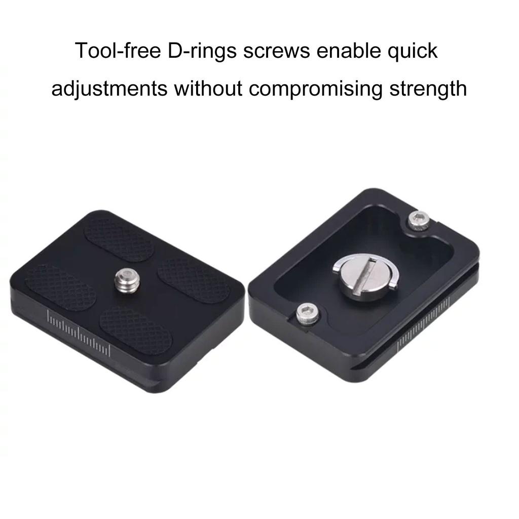 Bidirectional Clamps Quick Release Pate 50mm Aluminum Alloy Twin Double Duplex Clamp