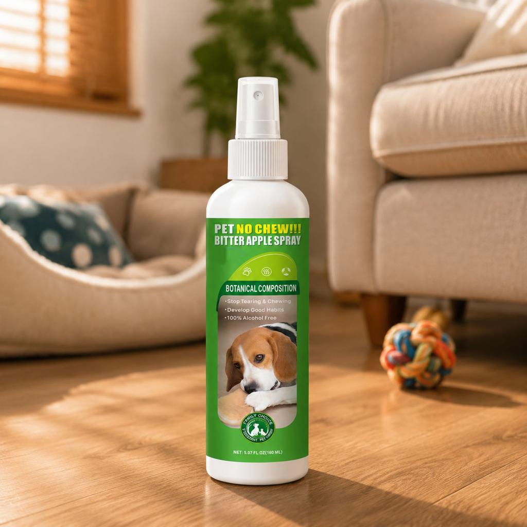 Pet No Chew Spray Bitter Apple Spray Natural Botanical Formula Deterrent for Dogs and Cats Safe To Use Indoors and Outdoors Effective Training Aid