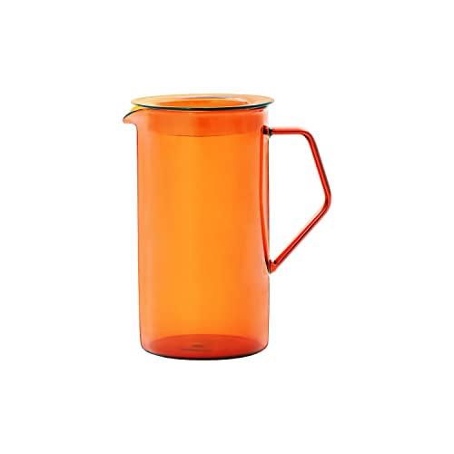 KINTO CAST AMBER Jug, 750ml, Heat-Resistant Glass, Microwave and Dishwasher Safe, 21463