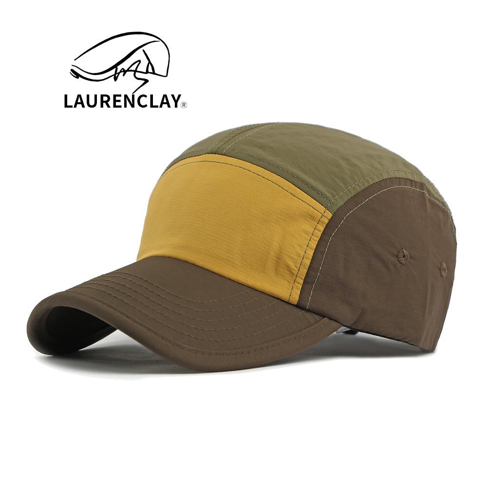 Popular Cool and Quick-drying Sports Baseball Cap Men's Multi-color Splicing Outdoor Camping Cap Adjustable Cap Women
