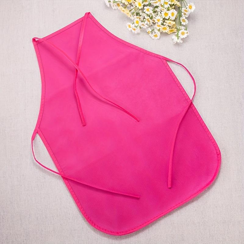 30pcs Kids Non-woven Fabric Apron Class Craft Art Painting Children Apron Disposable Safety Cleaning Apron Student Drawing Bib