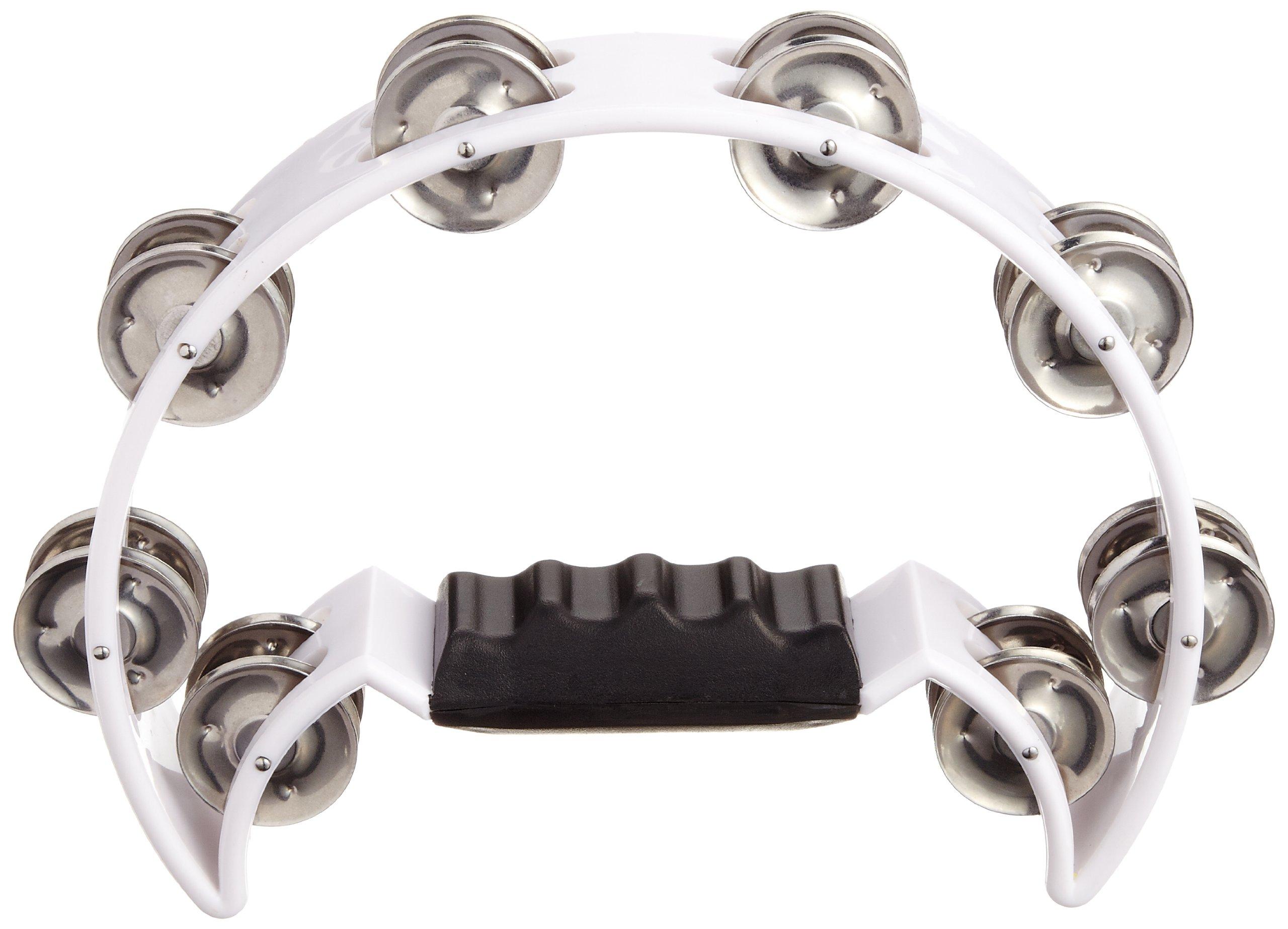 

KC Tambourine, Half-Moon Shape, HMT-2005, White