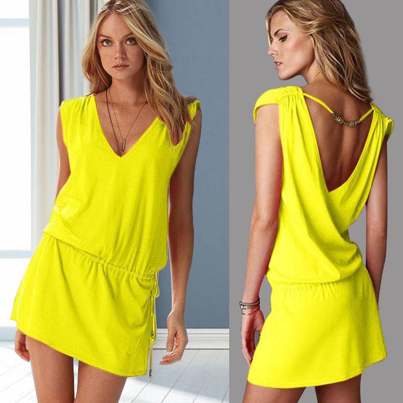 Women's Summer Stretch Mercerized Cotton Beach Dress Dress Bikini Skirt buy from 10 on Joom e