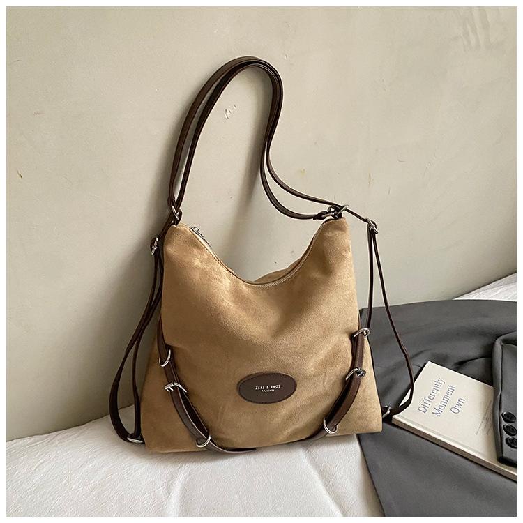 Autumn new casual backpack bag large capacity women commuter simple shoulder bag high value tote bag