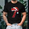 Men's Fashion Printed Round Neck Short Sleeve T-Shirt Pullover Top