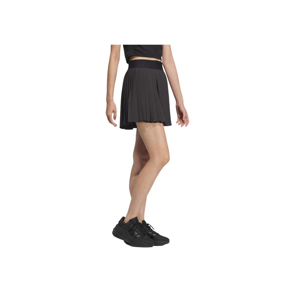 Adidas SS25 Comfortable Solid Color Simple Casual Skirt Women Skirts Black JY7700