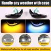 Pair of LED Sequential Turn Signal Lights for Toyota Avalon, Camry, Corolla, RAV4 Mirrors